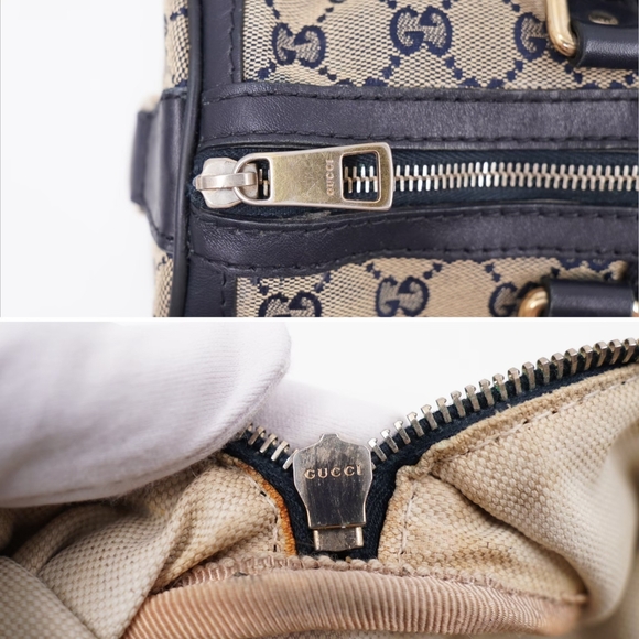 ❌️❌️SOLD❌️❌️BK23 💖 GUCCI GG Monogram Vintage Web Boston - Picture 12 of 16